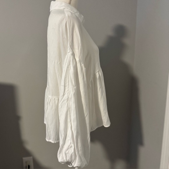 Altar'd State Soft White Babydoll Top | Very Good Condition - Picture 4 of 8